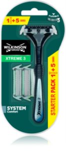 Wilkinson Sword Xtreme 3 Hybrid Partakone + Varaterät 4 kpl