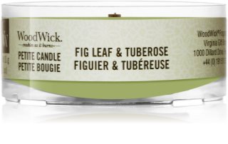 Woodwick Fig Leaf & Tuberose вотивная свеча с деревянным фителем
