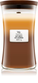 Woodwick Trilogy Café Sweets Duftkerze mit Holzdocht 609.5 g