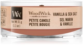 Woodwick Vanilla & Sea Salt offerlys Trævæge