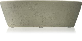 Woodwick Concrete Woodsmoke vela perfumada com pavio de madeira (hearthwick)