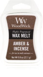 Woodwick Amber & Incense vosak za aroma lampu