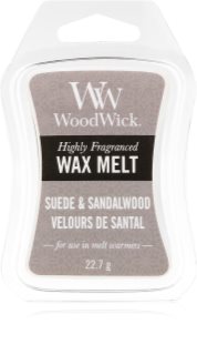 Woodwick Suede & Sandalwood vosak za aroma lampu