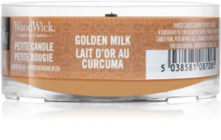 Woodwick Golden Milk вотивна свещ с дървен фитил