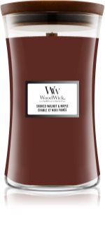 Woodwick Smoked Walnut & Maple dišeča sveča