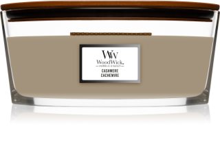 Woodwick Cashmere Duftkerze mit holzdocht (hearthwick) 453.6 g
