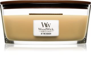 Woodwick At The Beach αρωματικό κερί με ξύλινο φιτίλι (hearthwick)