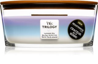 Woodwick Trilogy Calming Retreat Duftkerze mit holzdocht (hearthwick) 453.6 g