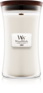 Woodwick Linen doftljus trä wick