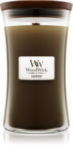 Woodwick Oudwood αρωματικό κερί με ξύλινο φιτίλι