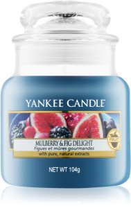 Yankee Candle Mulberry & Fig candela profumata Classic piccola