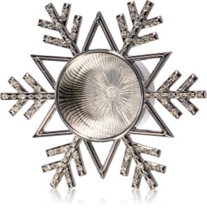 Yankee Candle Twinkling Snowflake castiçal para velas de chá