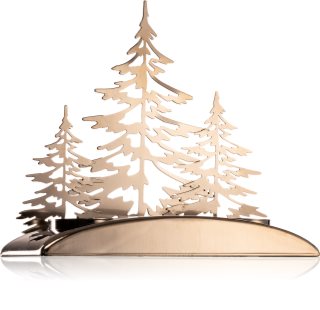 Yankee Candle Snowy Gatherings castiçal em metal para velas de chá