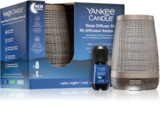 Yankee Candle Sleep Diffuser Kit Bronze ηλεκτρικός διαχύτης + ανταλλακτικό για γέμιισμα