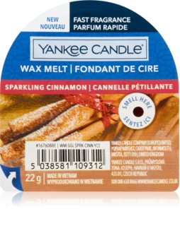 Yankee Candle Sparkling Cinnamon cera per lampada aromatica