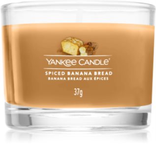 Yankee Candle Spiced Banana Bread votívna sviečka Signature 37 g