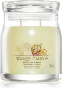 Yankee candle offerte candele profumate in vetro Banoffee Waffle