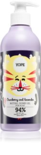 Yope Cranberry & Lavender intezivno hidratantni gel za tuširanje za djecu
