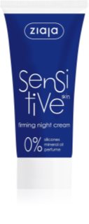 Ziaja Sensitive učvršćujuća noćna krema za osjetljivu kožu lica