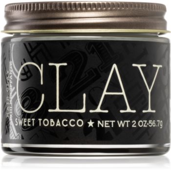 18.21 Man Made Clay Sweet Tobacco gel modelator pentru coafura cu argila 18.21 imagine noua