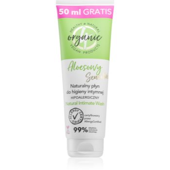 4organic aloe gel pentru igiena intima cu aloe vera