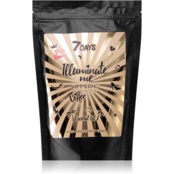 7days illuminate me miss crazy exfoliant de corp, cu cafea