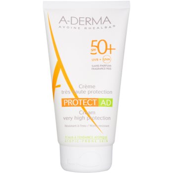 A-Derma Protect AD cremă cu protecție solară pentru piele atopică SPF 50+ A-Derma
