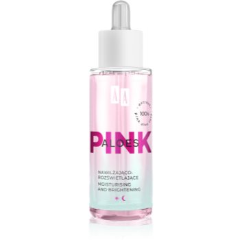AA Cosmetics Aloe Pink ser cu hidratare intensă cu aloe vera