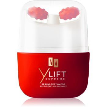 AA Cosmetics Y Lift Supreme Serum-activator ser cu efect de lifting și aplicator pentru masaj
