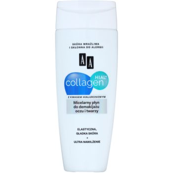 AA Cosmetics Collagen HIAL+ apa pentru curatare cu particule micele pentru față și ochi