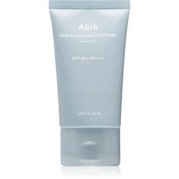 Abib Sedum Hyaluron Watery Tube Sunscreen crema de soare pentru fata cu efect calmant