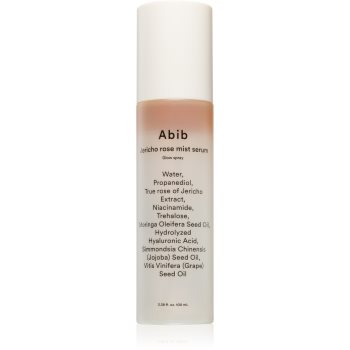 Abib Jericho Rose Mist Serum Glow Spray ser facial cu efect iluminator Spray