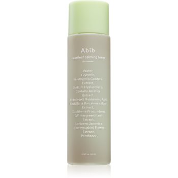 Abib Heartleaf Skin Booster Calming Toner tonic pentru hidratarea pielii cu efect calmant