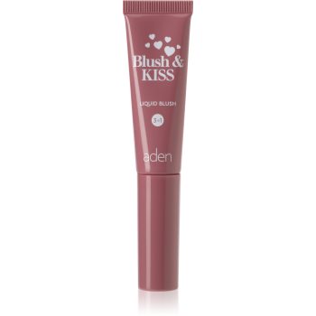 Aden Cosmetics Blush & Kiss fard multifuncțional, pentru buze și obraz 3 in 1