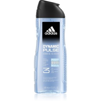 Adidas Dynamic Pulse gel de dus pentru față, corp și păr 3 in 1