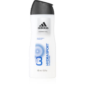 Adidas hydra sport gel de dus pentru față, corp și păr 3 in 1