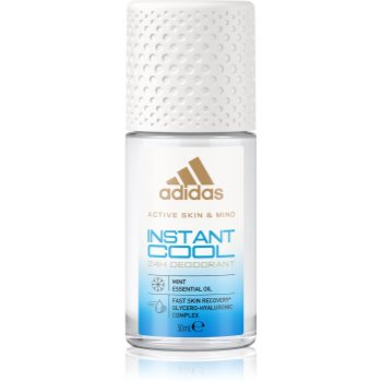 Adidas instant cool deodorant roll-on 24 de ore