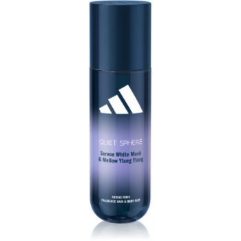 Adidas Vibes Quiet Sphere spray parfumat pentru corp și păr pentru femei Adidas Vibes Quiet Sphere spray parfumat pentru corp și păr pentru femei - Sellmag.ro