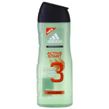 Adidas 3 Active Start (New) gel de dus pentru barbati 400 ml