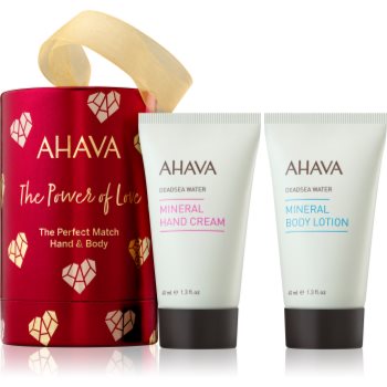 AHAVA The Power Of Love The Perfect Match Hand & Body set cadou (pentru maini si corp) Ahava