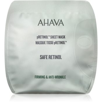 AHAVA Safe Retinol mască textilă pentru netezire cu retinol
