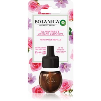 Air Wick Botanica Island Rose & African Geranium rezervă pentru difuzorul electric cu aromă de trandafiri