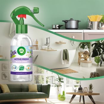 Air Wick Active Fresh Spray Lavender & Lily spray pentru camera cu esente de lavanda