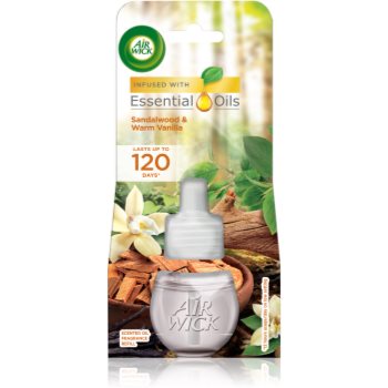 Air Wick Electric Sandalwood & Vanilla rezervă pentru difuzorul electric