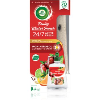 Air Wick Active Fresh Family Winter Punch odorizant de aer automat cu reîncărcare