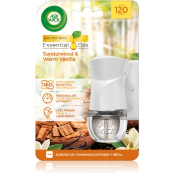 Air Wick Electric Sandalwood & Vanilla odorizant electric cu rezervã