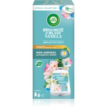 Air Wick Active Fresh Spring Breeze & Island Vanilla odorizant de aer automat cu reîncărcare