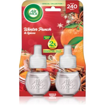 Air Wick Winter Punch&Spices наповнювач до електричного дифузора 2x19 мл