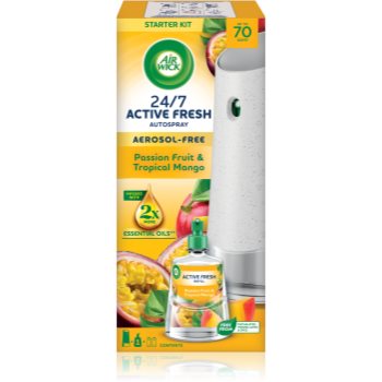 Air Wick Active Fresh Passion Fruit & Tropical Mango odorizant de aer automat cu reîncărcare