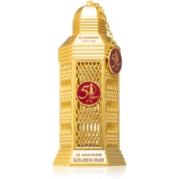 Al Haramain Golden Oud 50 years Eau de Parfum unisex Al Haramain imagine noua 2022 scoalamachiaj.ro